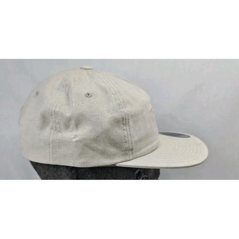 NWT Vuori V1 White Cream SnapBack Hat Cap Unisex Adjustable‎ Hemp Cotton Blend